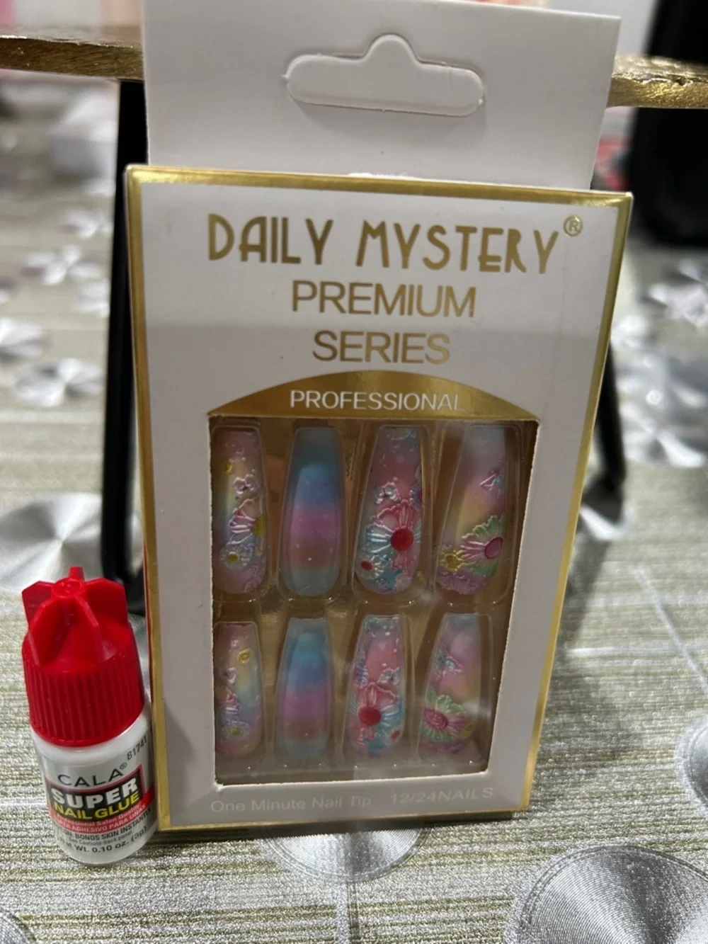 Premium Series Press on Nails with Nail Glue. 12-24 nails.